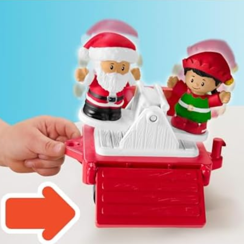 Fisher-Price Little People Musical Christmas Train HWY22 thumbnail