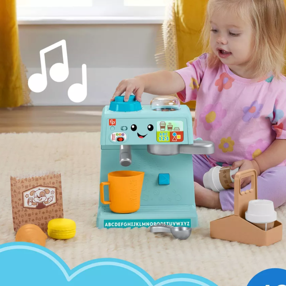 Fisher-Price Laugh & Learn Learn & Serve Coffee Cafe Playset HTW96 thumbnail
