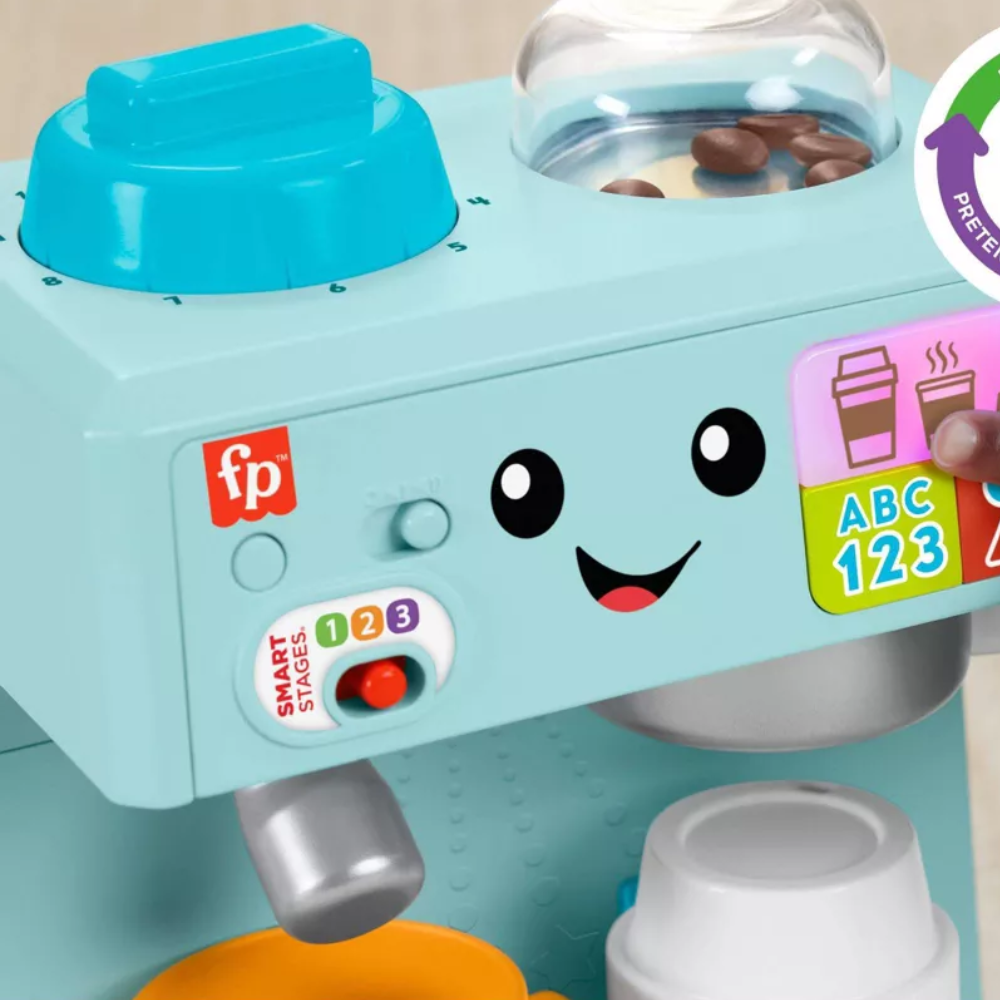Fisher-Price Laugh & Learn Learn & Serve Coffee Cafe Playset HTW96 thumbnail