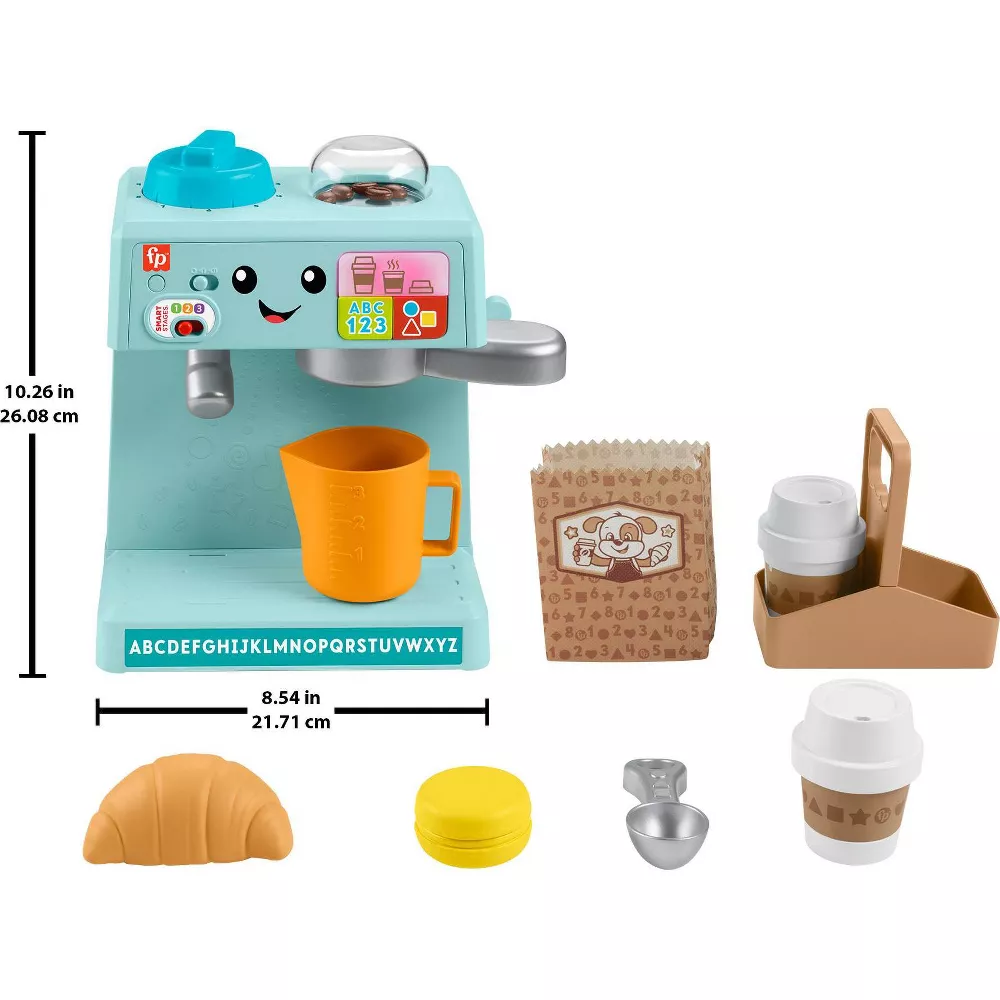 Fisher-Price Laugh & Learn Learn & Serve Coffee Cafe Playset HTW96 thumbnail