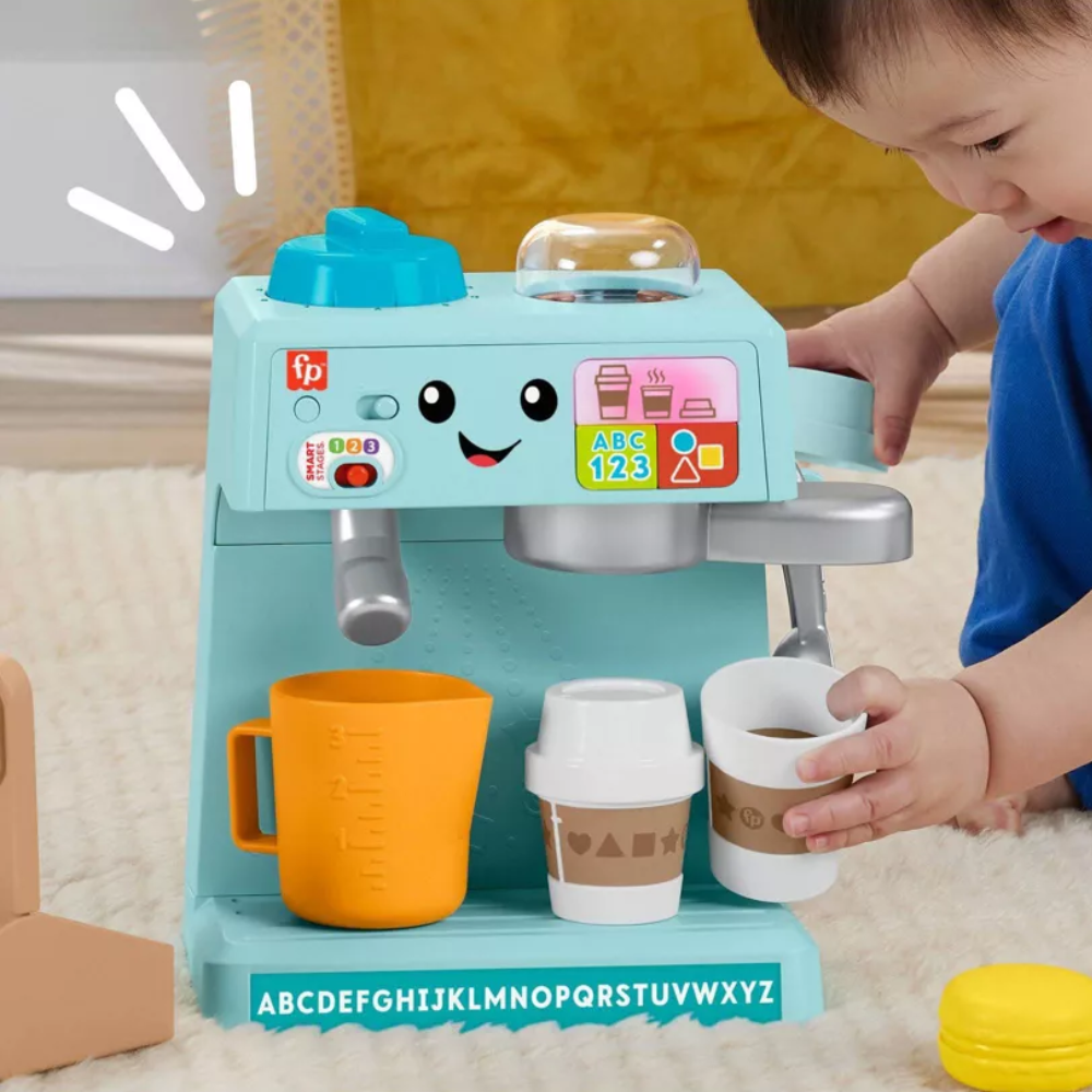 Fisher-Price Laugh & Learn Learn & Serve Coffee Cafe Playset HTW96 thumbnail