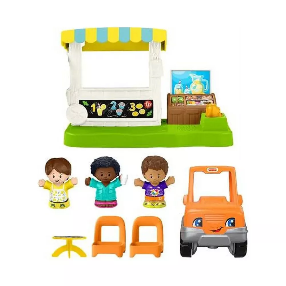 Fisher-Price Little People Lemonade Stand Playset HNN99 thumbnail