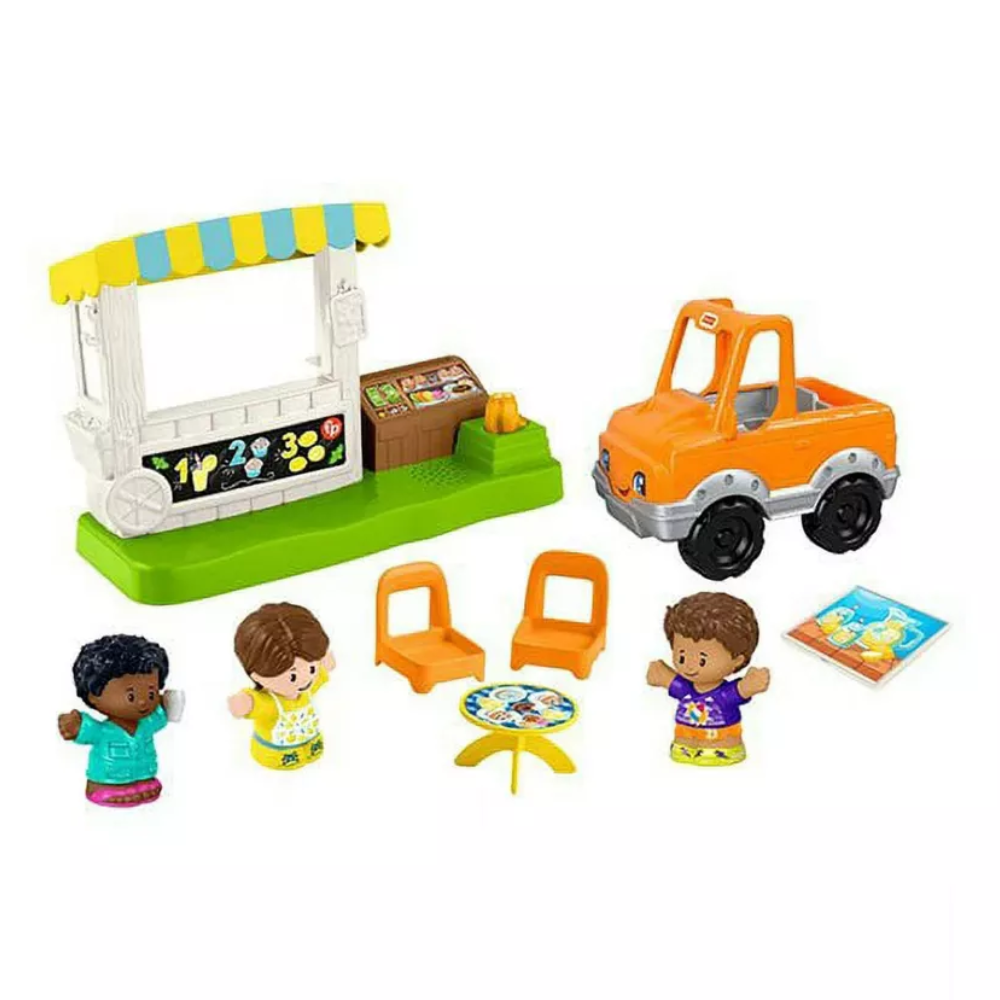 Fisher-Price Little People Lemonade Stand Playset HNN99 thumbnail