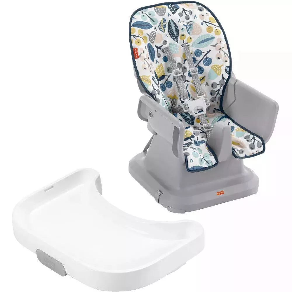 Fisher-Price SpaceSaver High Chair Berry Collection GVH09 thumbnail