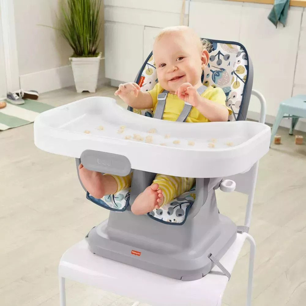 Fisher-Price SpaceSaver High Chair Berry Collection GVH09 thumbnail