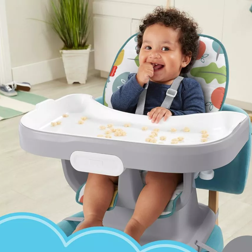 Fisher-Price SpaceSaver Simple Clean High Chair Pearfection GVG98 thumbnail