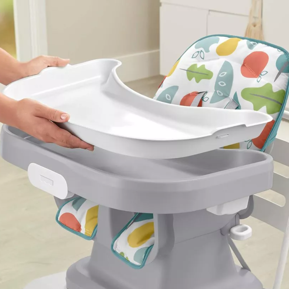 Fisher-Price SpaceSaver Simple Clean High Chair Pearfection GVG98 thumbnail