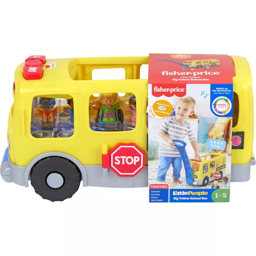 Fisher-Price Little People Big Yellow School Bus GLT75 thumbnail
