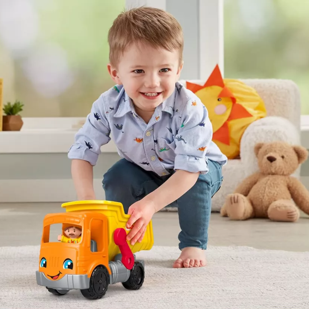 Fisher-Price Little People Work Together Dump Truck GKR56 thumbnail