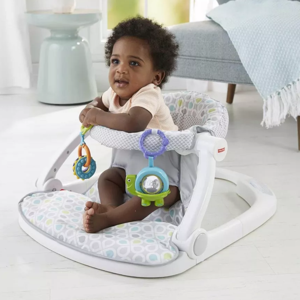 Fisher-Price Sit-Me-Up Floor Seat with Developmental Toys thumbnail