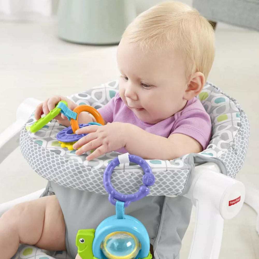 Fisher-Price Sit-Me-Up Floor Seat with Developmental Toys thumbnail
