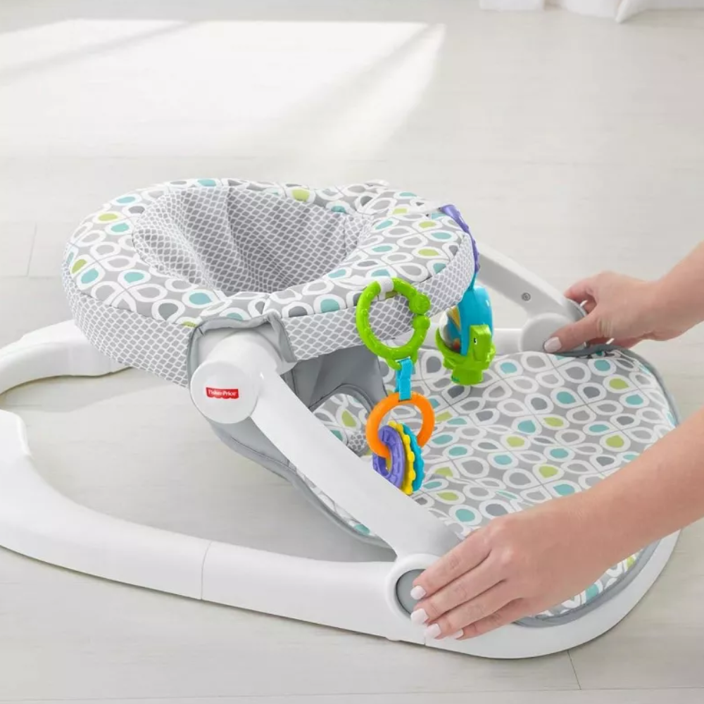 Fisher-Price Sit-Me-Up Floor Seat with Developmental Toys thumbnail