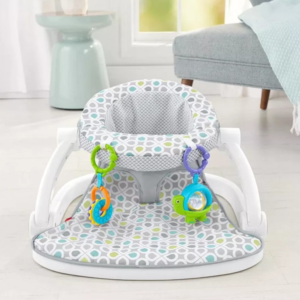 Fisher-Price Sit-Me-Up Floor Seat with Developmental Toys thumbnail