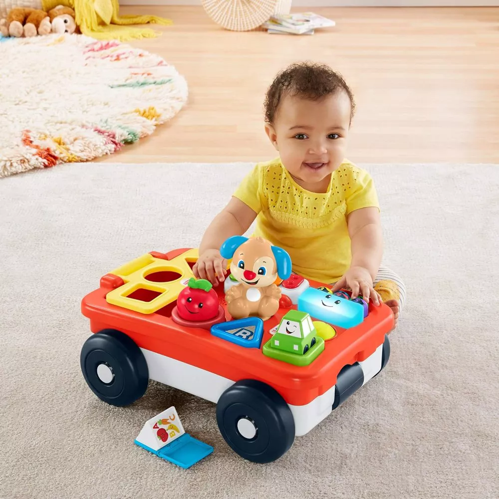 Fisher-Price Laugh & Learn Pull & Play Learning Wagon GCV97 thumbnail