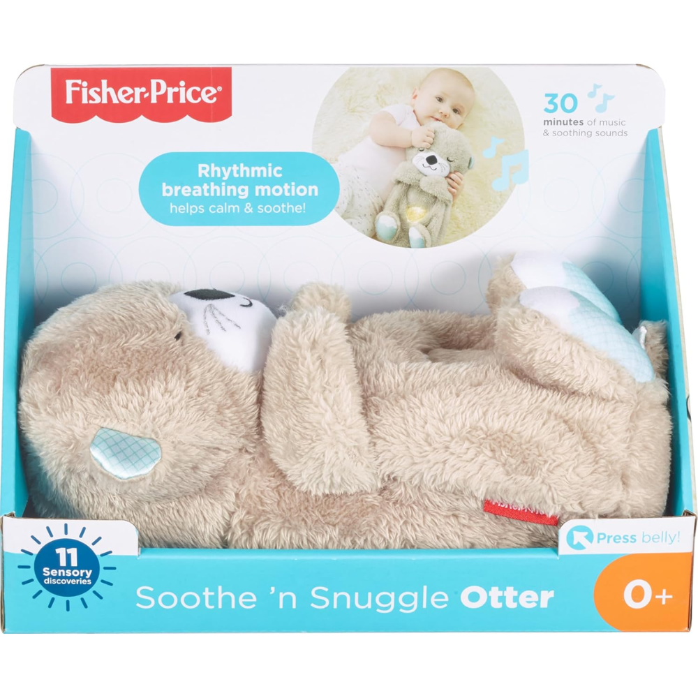 Fisher-Price Soothe 'n Snuggle Otter Portable Plush Soother FXC66 thumbnail