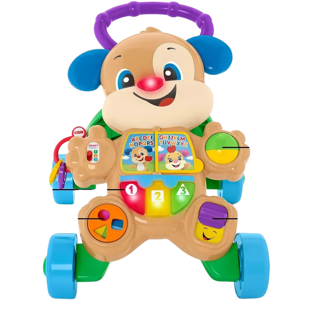 Fisher-Price Laugh & Learn Smart Stages Learn with Puppy Walker FHY94 thumbnail
