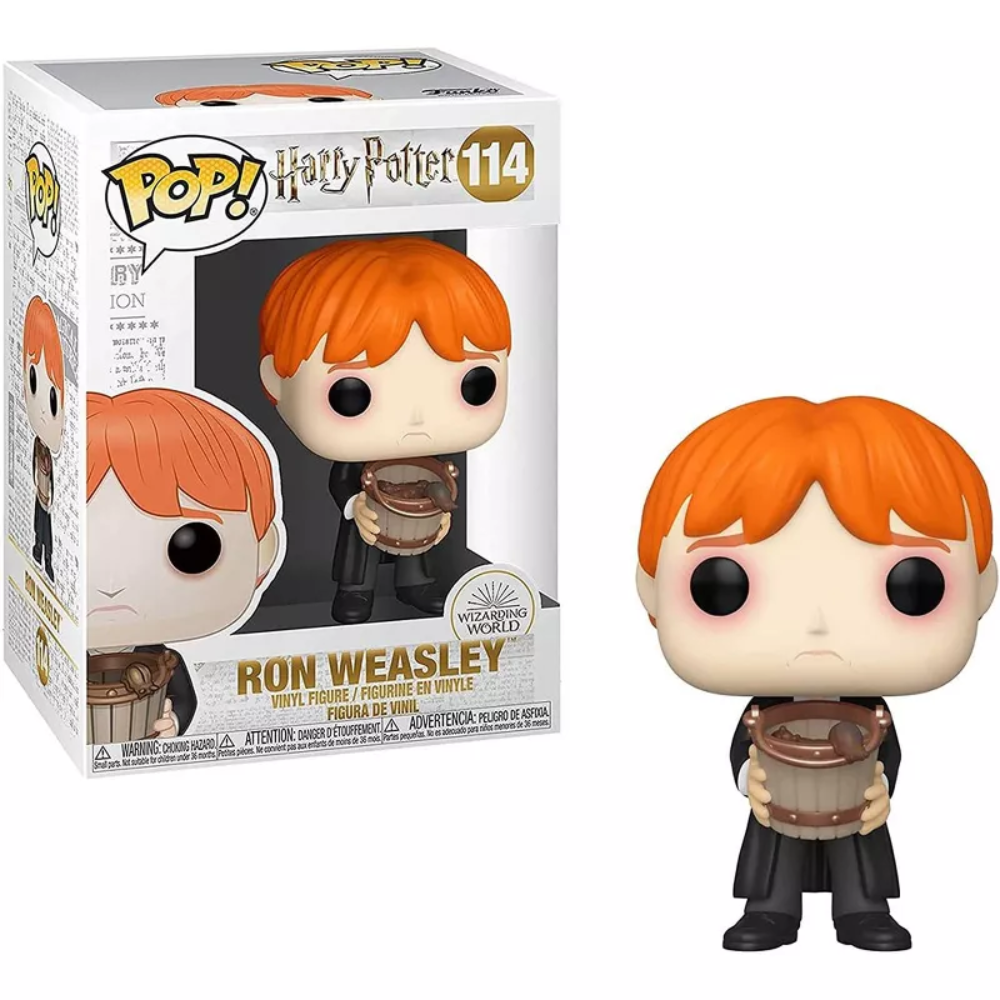 Funko Pop! Harry Potter Ron Puking Slugs with Bucket F-48066 thumbnail