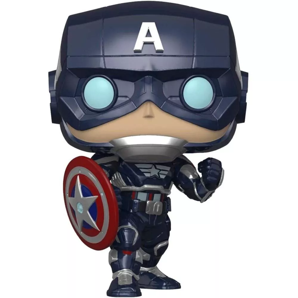 Funko Pop! Marvel: Avengers Game - Captain America F-47757 thumbnail