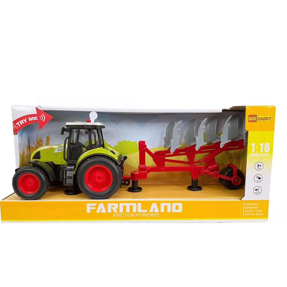 Big Daddy FARMLAND Tractor Trucks Farming Crop PLOW BD-WY900C thumbnail
