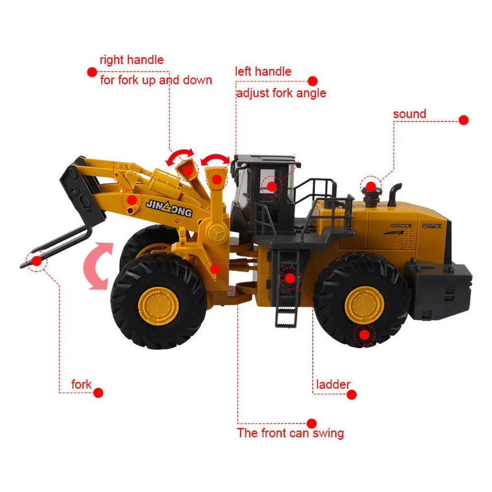 BIG DADDY - CONSTRUCTION FORKLIFT LARGE BD-32635 thumbnail