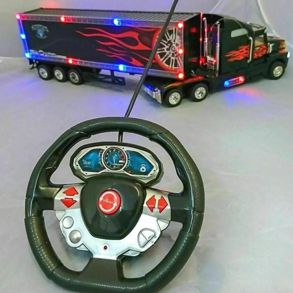 Big-Daddy XL Remote Control Tractor Trailer with Lights thumbnail