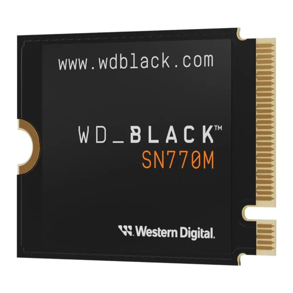 WD_BLACK 500GB SN770M M.2 2230 NVMe SSD for Handheld Gaming Devices, Speeds up to 5,150MB/s, TLC 3D NAND, Great for Steam Deck and Microsoft Surface  WDS500G3X0G thumbnail
