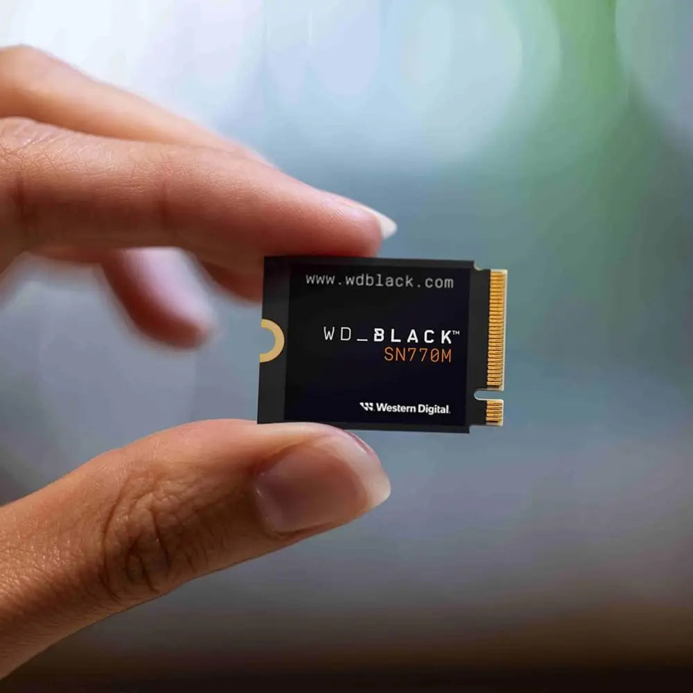 WD_BLACK 500GB SN770M M.2 2230 NVMe SSD for Handheld Gaming Devices, Speeds up to 5,150MB/s, TLC 3D NAND, Great for Steam Deck and Microsoft Surface  WDS500G3X0G thumbnail