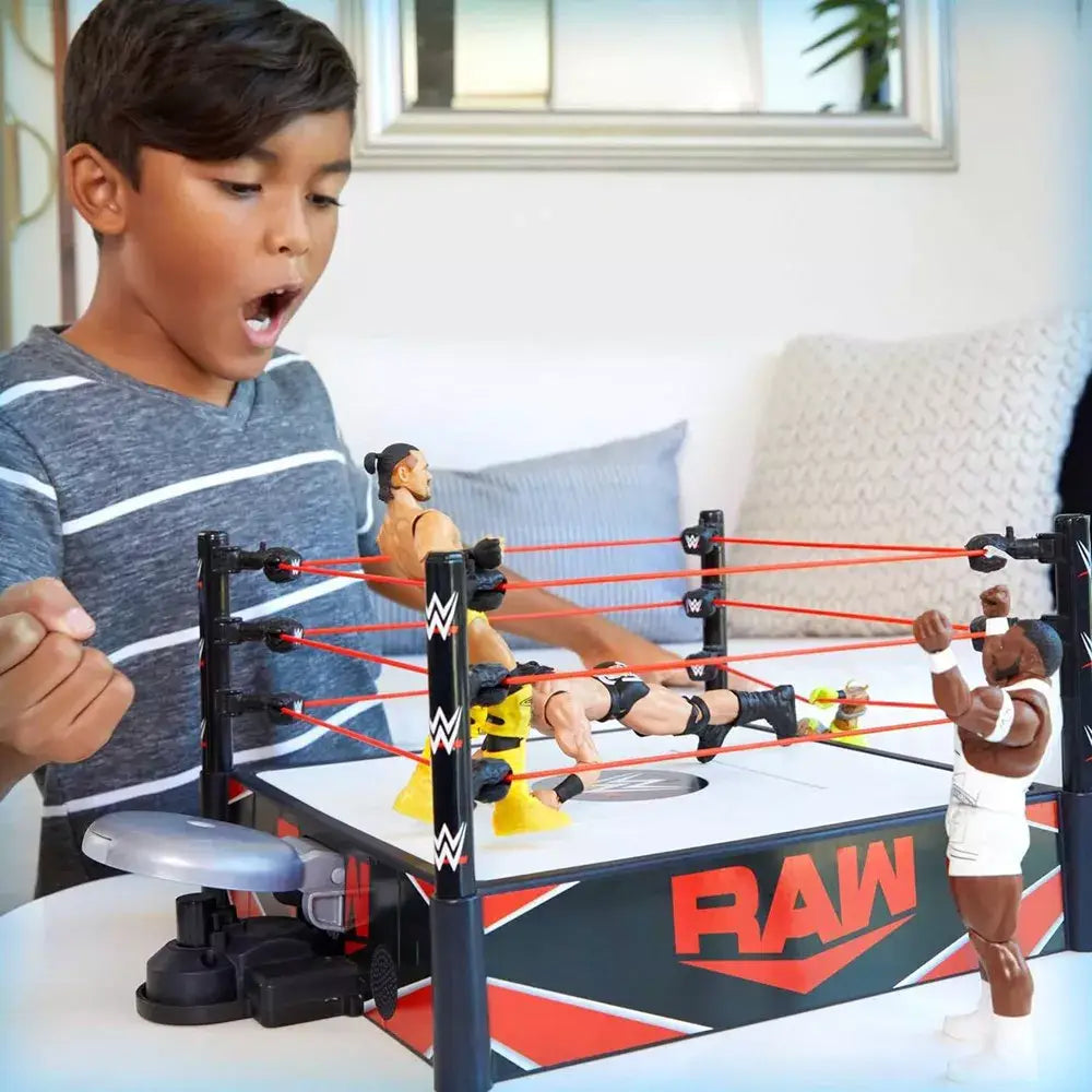 WWE Wrekkin Kickout Ring Playset With Ref Mode & Launcher Mode GXV80 thumbnail