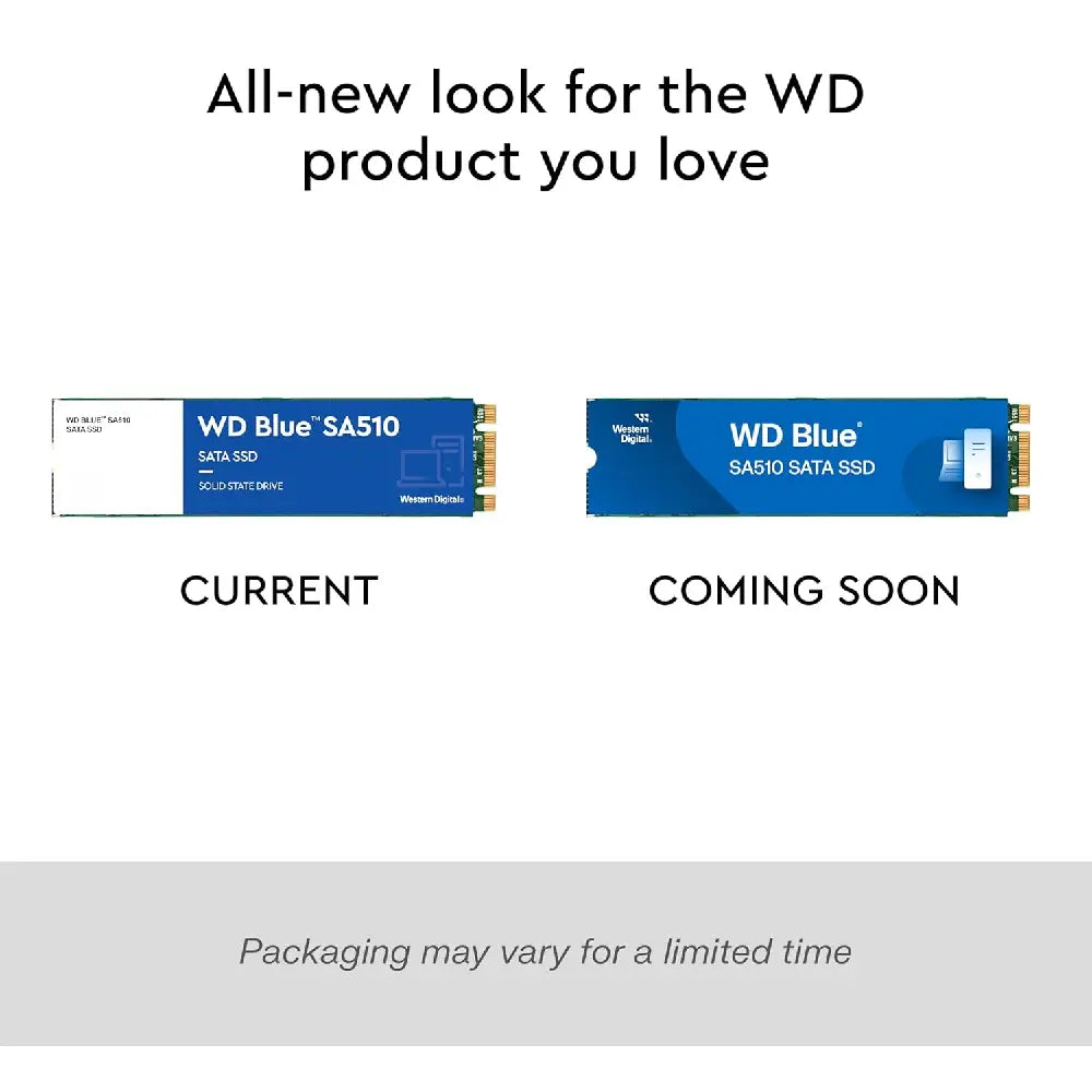 Western Digital 2TB WD Blue SA510 SATA SSD WDS200T3B0B thumbnail