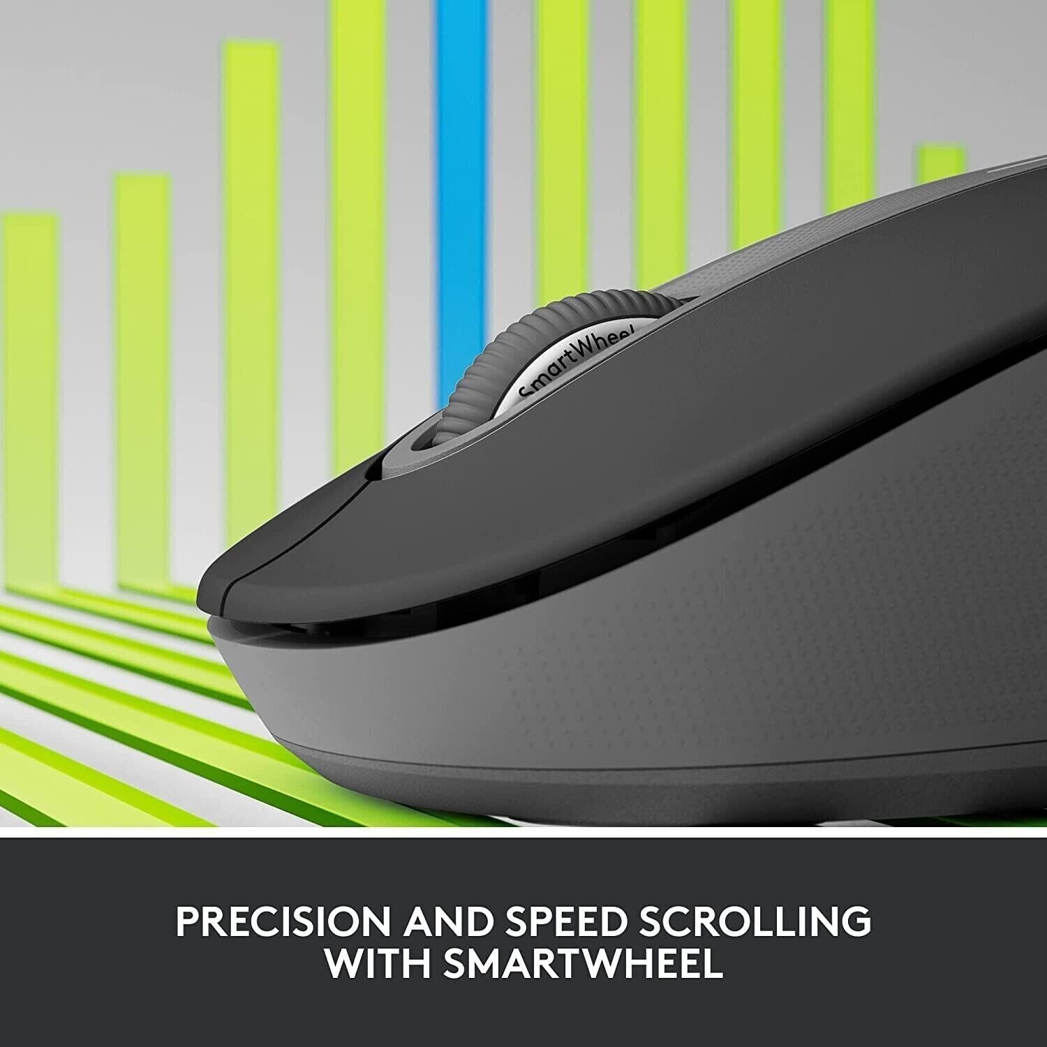 Logitech Signature M650 L Left Wireless Mouse For Left Hand Graphite. Get a strong, reliable wireless connection from up to 10 meters away. Enjoy super-easy, no-hassle connectivity every time. 910-006234 | EAN: 097855167613 thumbnail