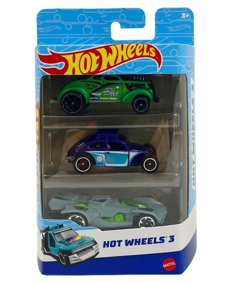 Hot Wheels 3-Car Pack (Styles May Vary) K5904 thumbnail