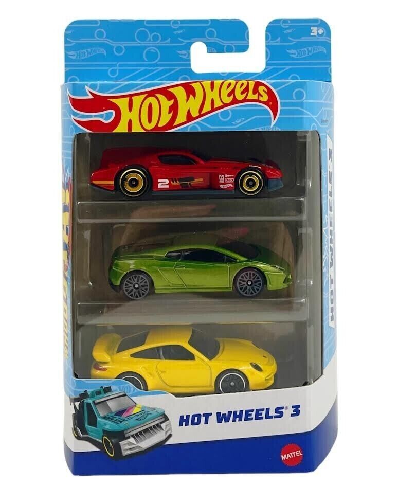 Hot Wheels 3-Car Pack (Styles May Vary) K5904 thumbnail