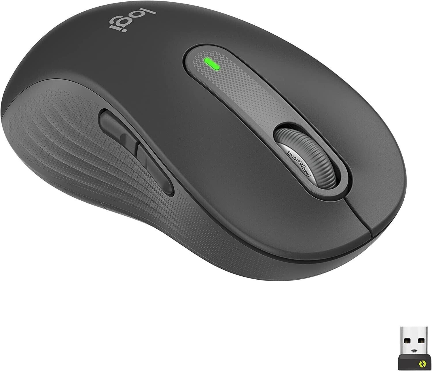 Logitech Signature M650 L Left Wireless Mouse For Left Hand Graphite. Get a strong, reliable wireless connection from up to 10 meters away. Enjoy super-easy, no-hassle connectivity every time. 910-006234 | EAN: 097855167613 thumbnail