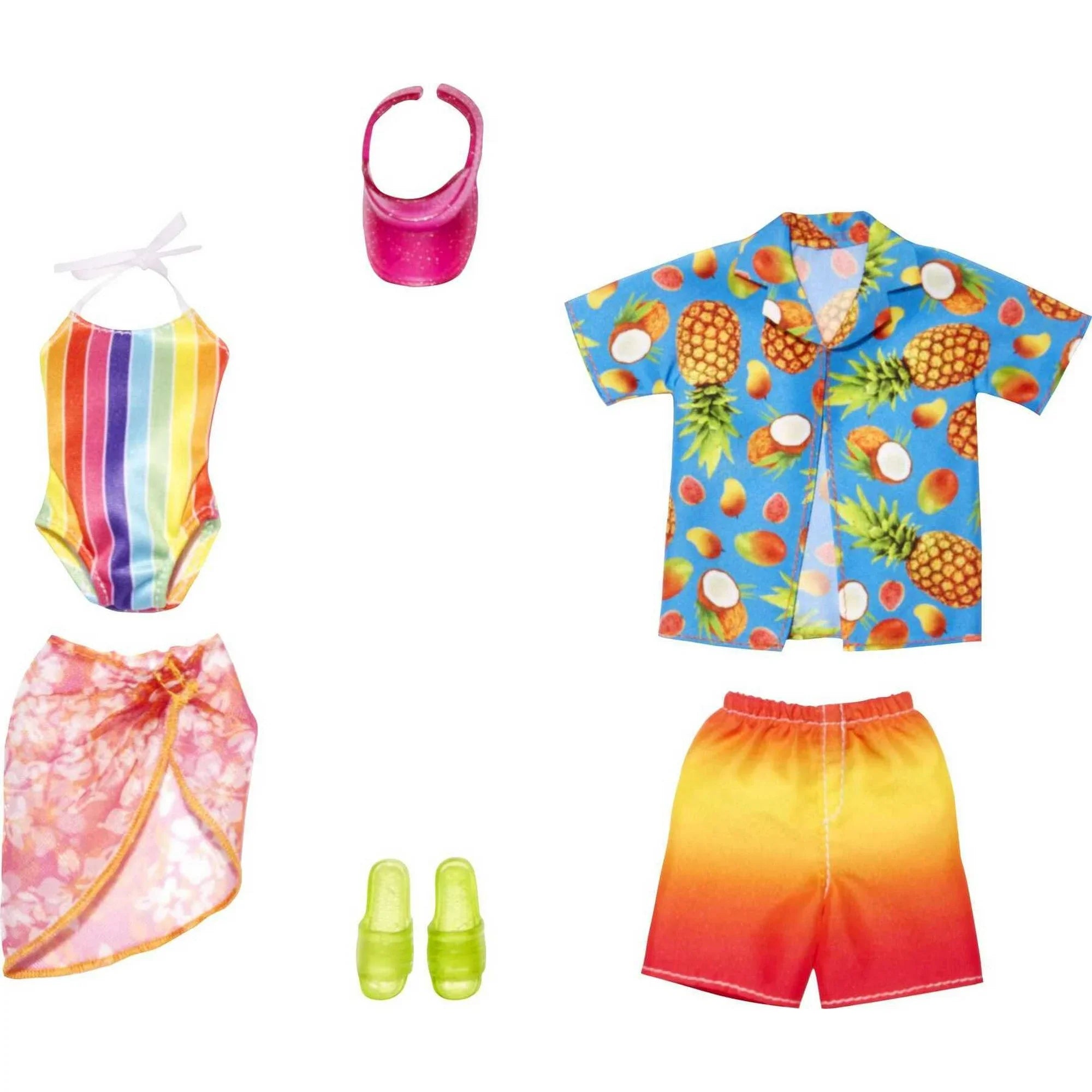 Barbie Beach Fashion Pack for Barbie & Ken Dolls thumbnail