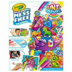 Crayola Color Wonder Uni-creatures Mess Free Coloring Pages 75-7100