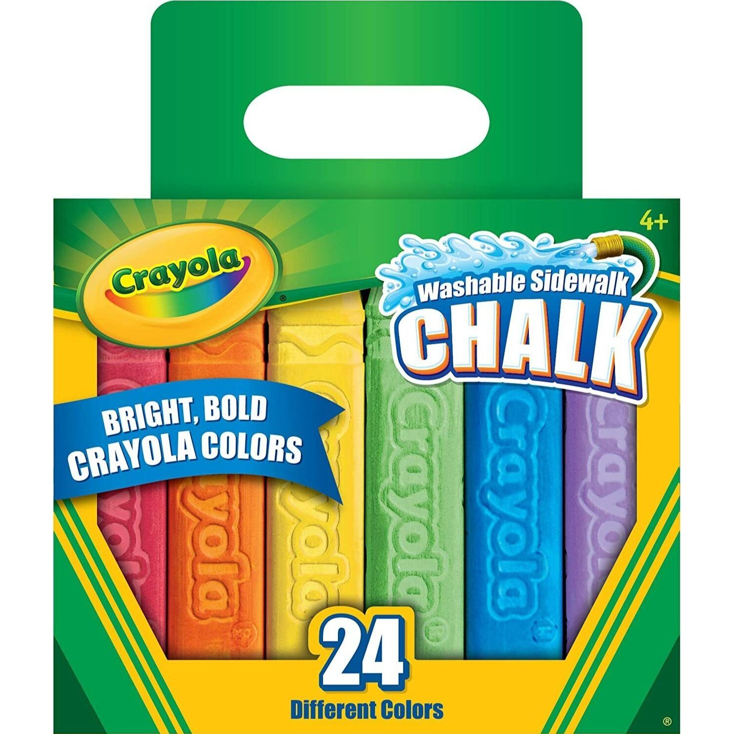 Crayola Chalk Washable Anti-Roll 24-Piece 51-2024 | EAN: 071662612245 thumbnail