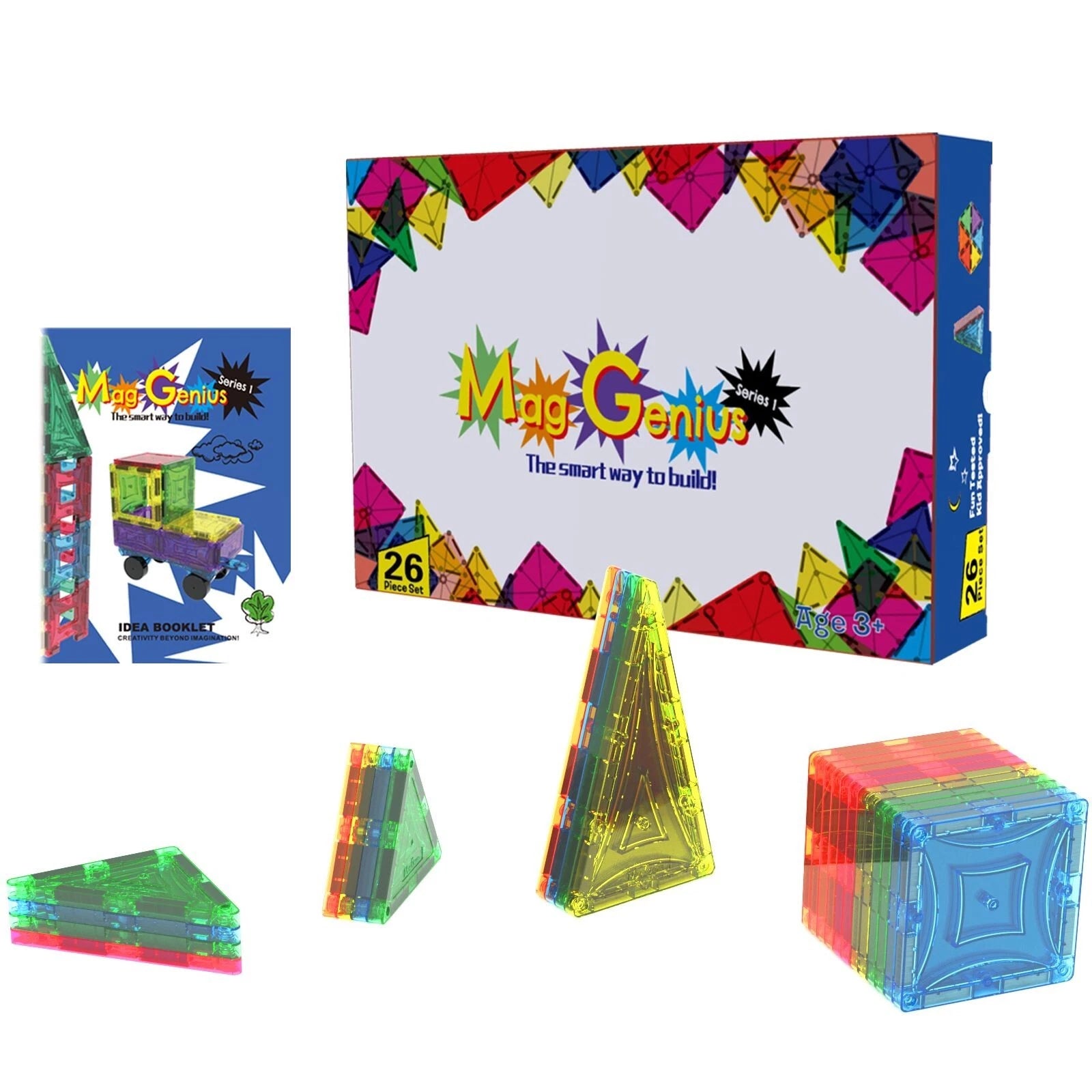 Magnet Tiles Magnetic Building Blocks 26pc thumbnail