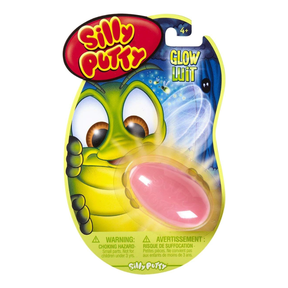Silly Putty Glow in the dark pink 08-0513 thumbnail